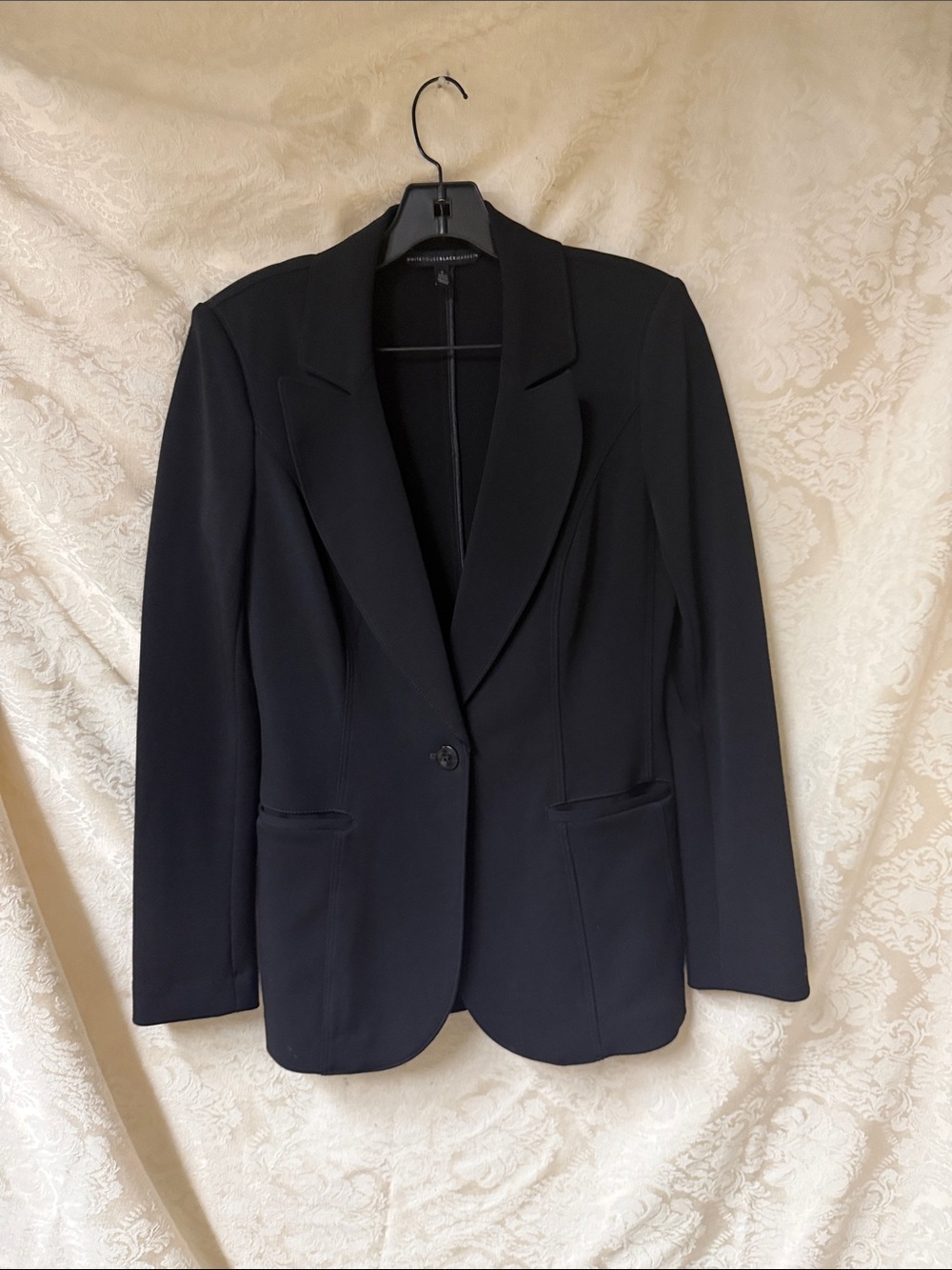White House Black Market Black Fitted Blazer